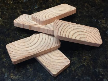 ActionCraftworks.com 3-1/2" x 1-1/2" x 3/8" Fir dominoes pile