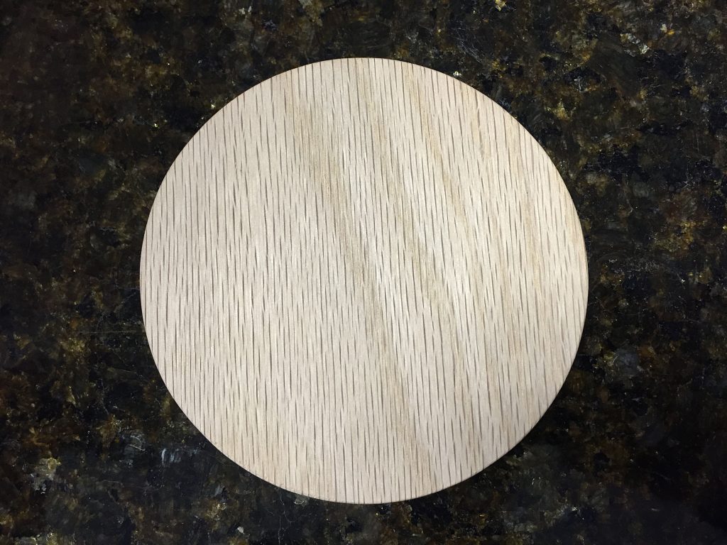 Custom Order for Vii: Large 1/2″ Thick Oak Wood Circle x 8.5″ Diameter ...