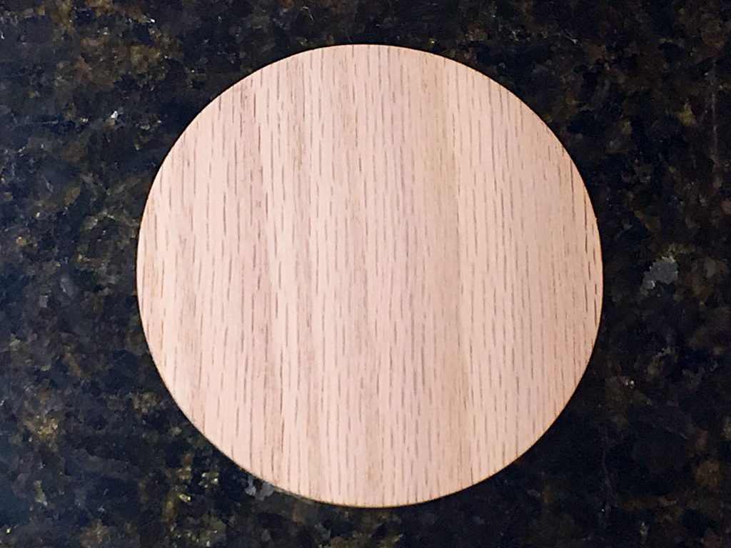 Large 1/4″ Thick Oak Wood Circles (6.3 mm) Action Craftworks LLC