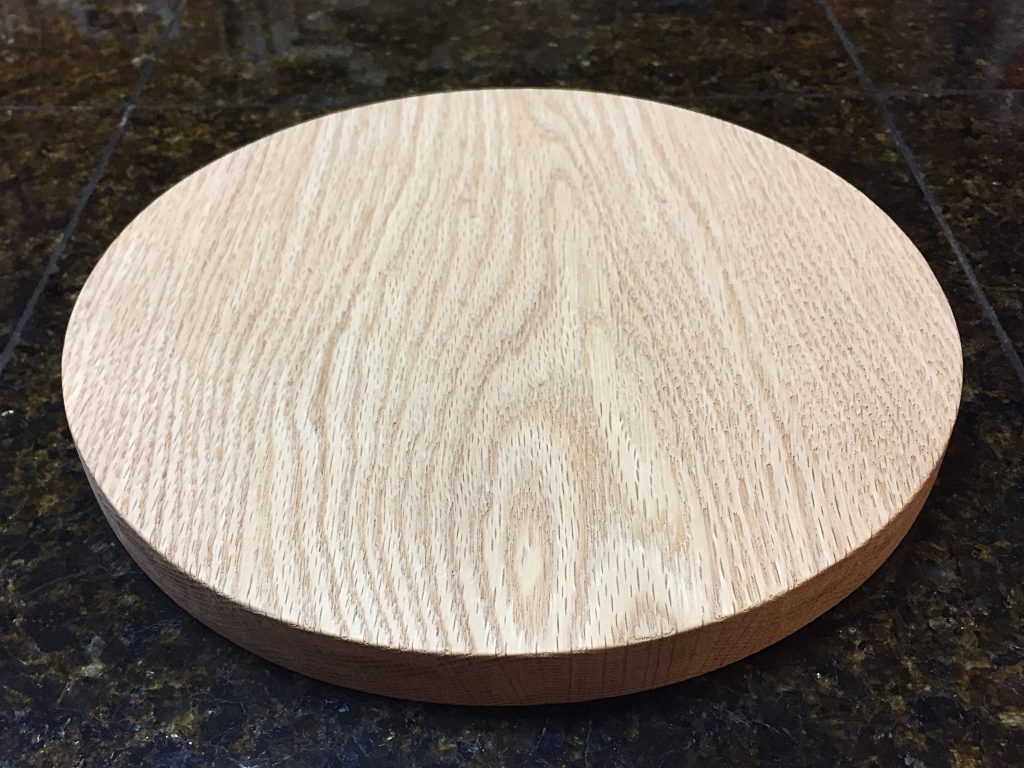Custom Order for Connie J 14″ Diameter x 1 1/16″ Oak Wood Circles for