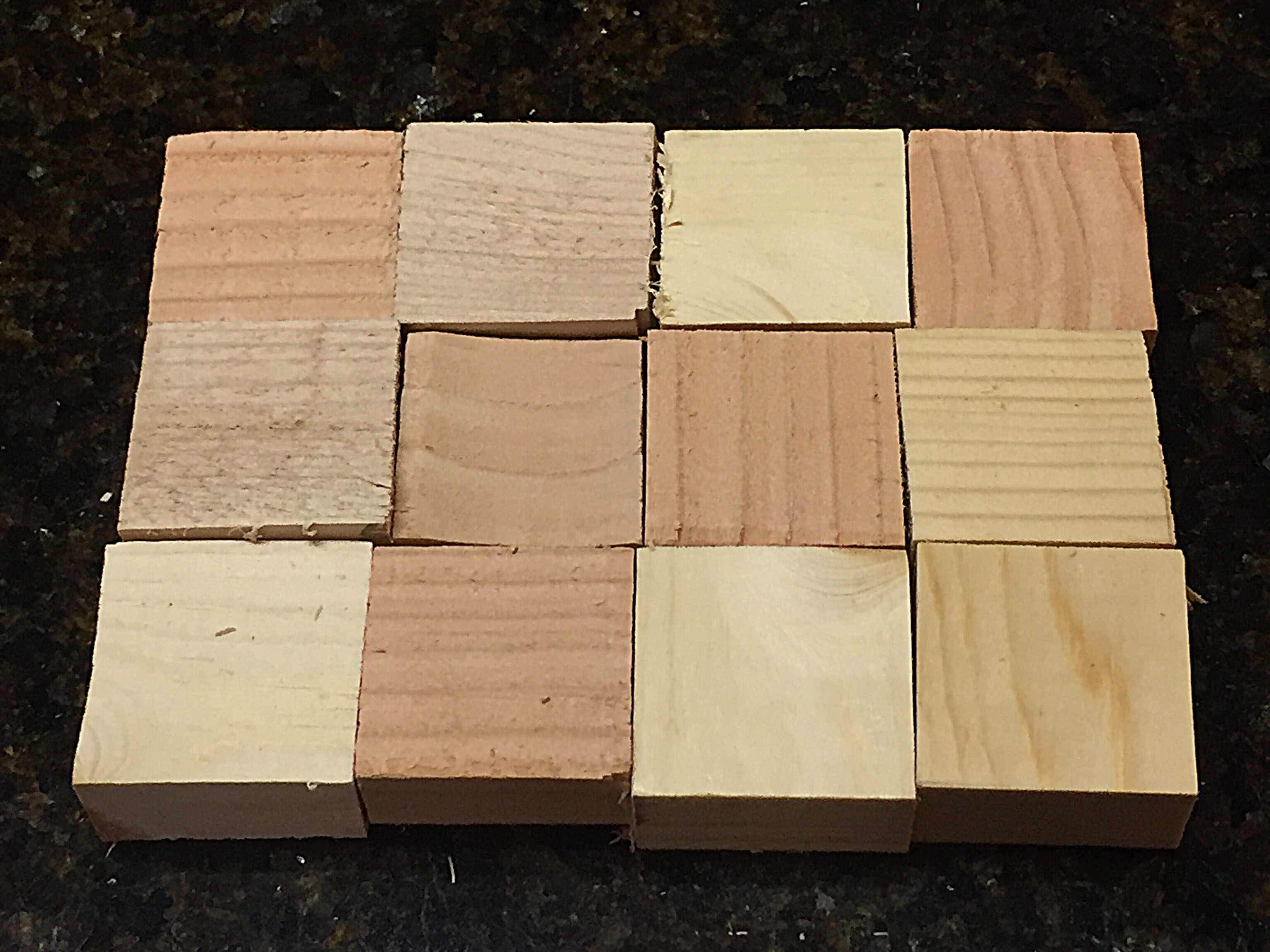 1 Square Wood Blocks by Make Market®