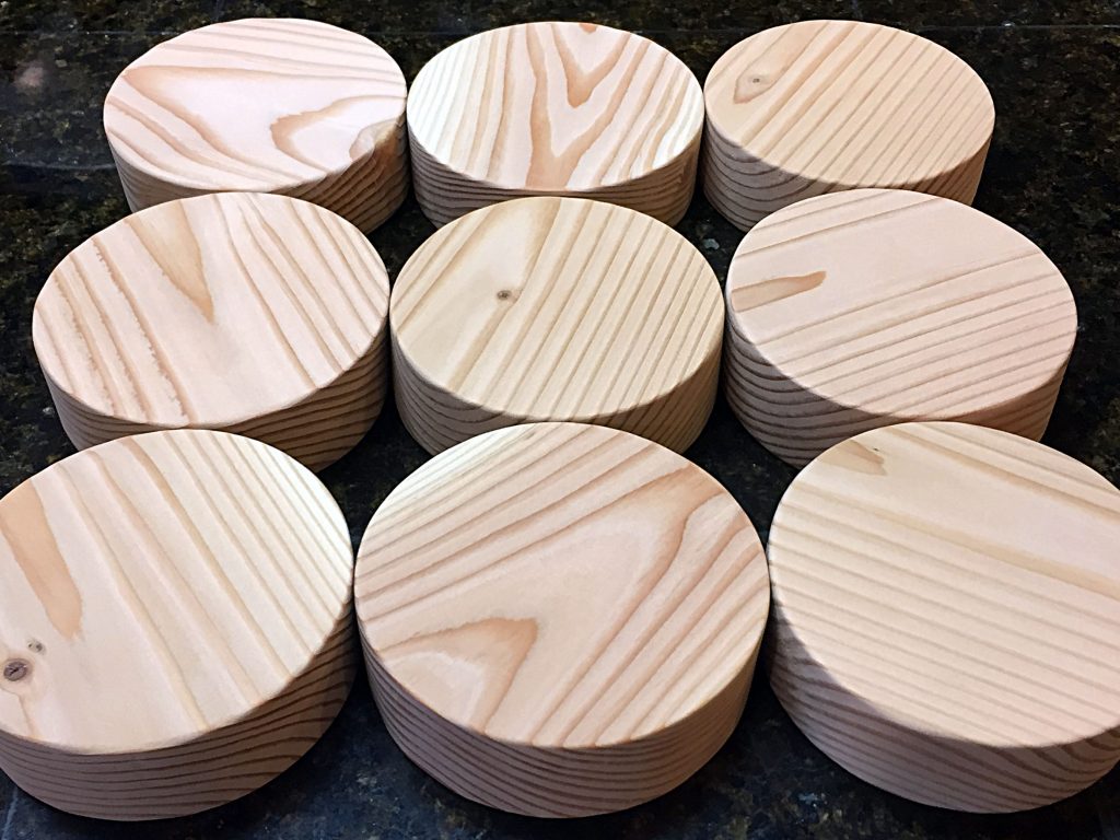 Extra Thick 1 1/2″ Fir Wood Circles (38 mm) Action Craftworks LLC