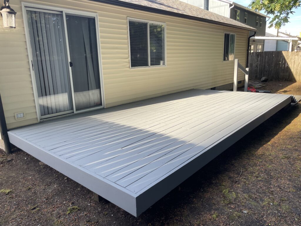 After: restored deck, Action Craftworks LLC, Vancouver WA