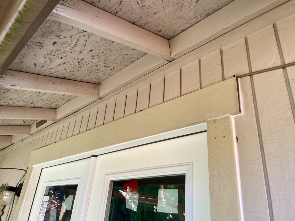 Interior Craftsman trim and header on new French doors by Action Craftworks LLC in Vancouver WA